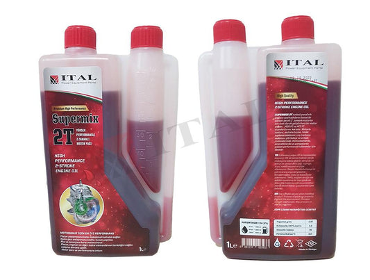 Motor Yağı ITAL 2T Supermix 1 Litre - 2 Zamanlı Motorlar - Hepsigüvende.com