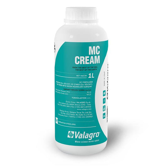 Valagro MC CREAM 1 L. Fotosenzez Arttırıcı Yaprak Gübresi